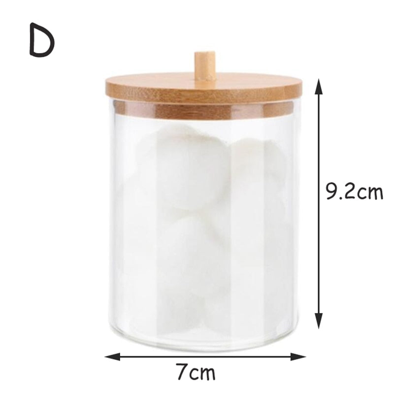 Potes Organizadores para Cotonetes e Algodão