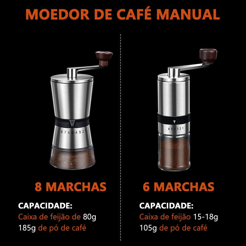 Moedor de Café Manual Portátil